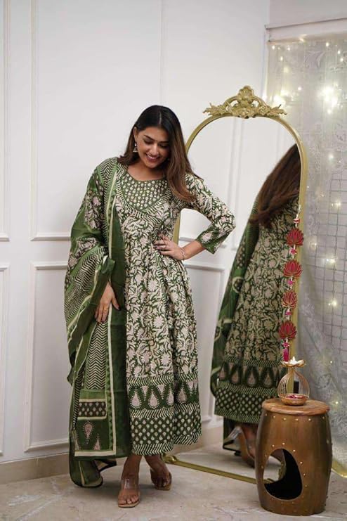 Women's Rayon Embroidered Straight Kurti with Pant Set