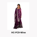 Reva Living Women Embroidered, Embellished Cotton Blend Straight Kurta (Purple)
