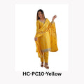 Reva Living Women Cotton Blend Ethnic Top Pyjama Dupatta Set