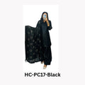 Reva Living Women Embroidered, Embellished Cotton Blend Straight Kurta (Black)