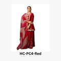 Reva Living Women Embroidered Cotton Blend Straight Kurta (Red)