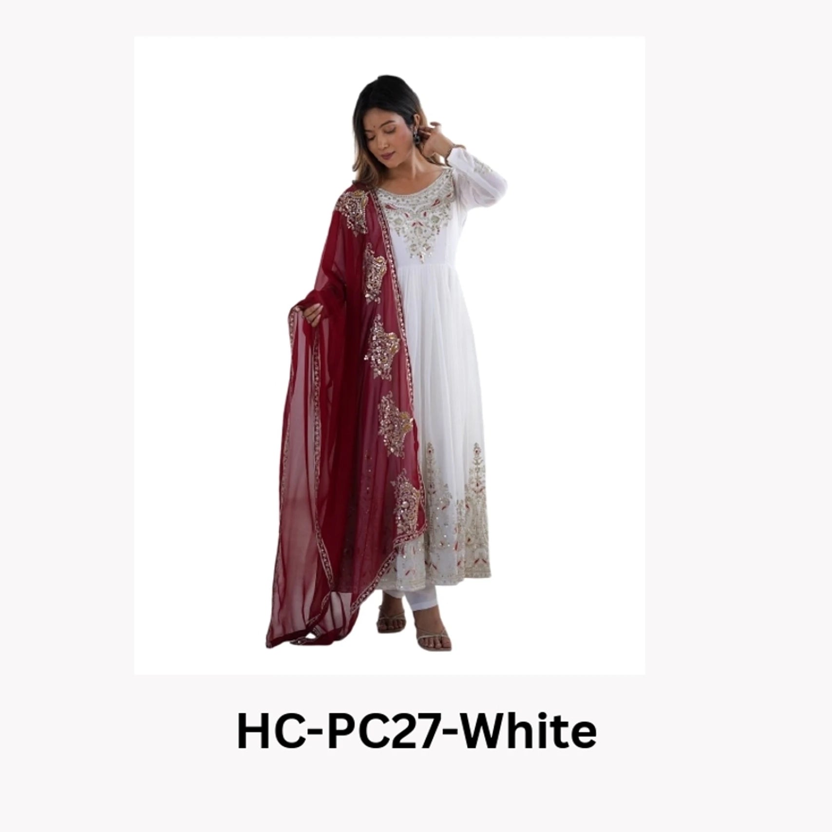 Reva Living Women Cotton Blend Ethnic Top Pyjama Dupatta Set